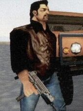 Early version of Miguel in the Grand Theft Auto: Liberty City Stories, using his original model from GTA III.