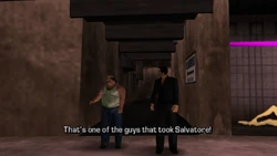 As they are leaving the club, JD spots one of the Sindaccos who have kidnapped Salvatore.