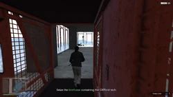 Seize the briefcase containing the Cliffford tech