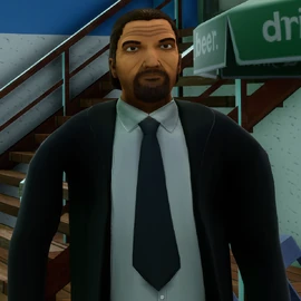The café owner's generic pedestrian model in The Definitive Edition of Grand Theft Auto: Vice City.