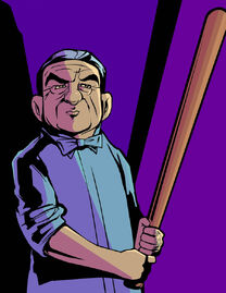 Toni's early artwork, still used in-game.