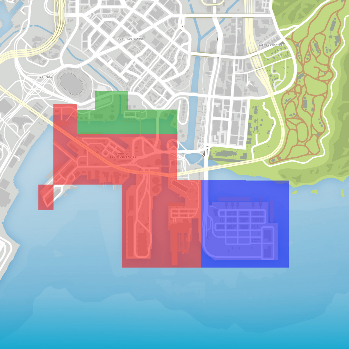 GTA V: Los Santos Map - , The Video Games Wiki