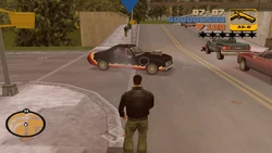 Pump-ActionPimp5-GTAIII.png (1.89 MB) Claude attacking the pimp's car.