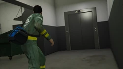 Reaching the elevator undetected