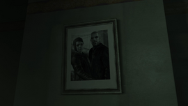 Portrait of Ashley and Johnny found in her apartment in Acter in The Lost and Damned.