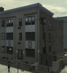 The Lost MC clubhouse as depicted in Grand Theft Auto IV.