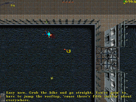 Pretty Charlie tells the protagonist to steal their Bike.
