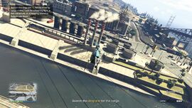 Search the drop site for the cargo.
