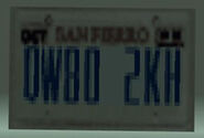 A San Fierro plate in GTA: San Andreas.