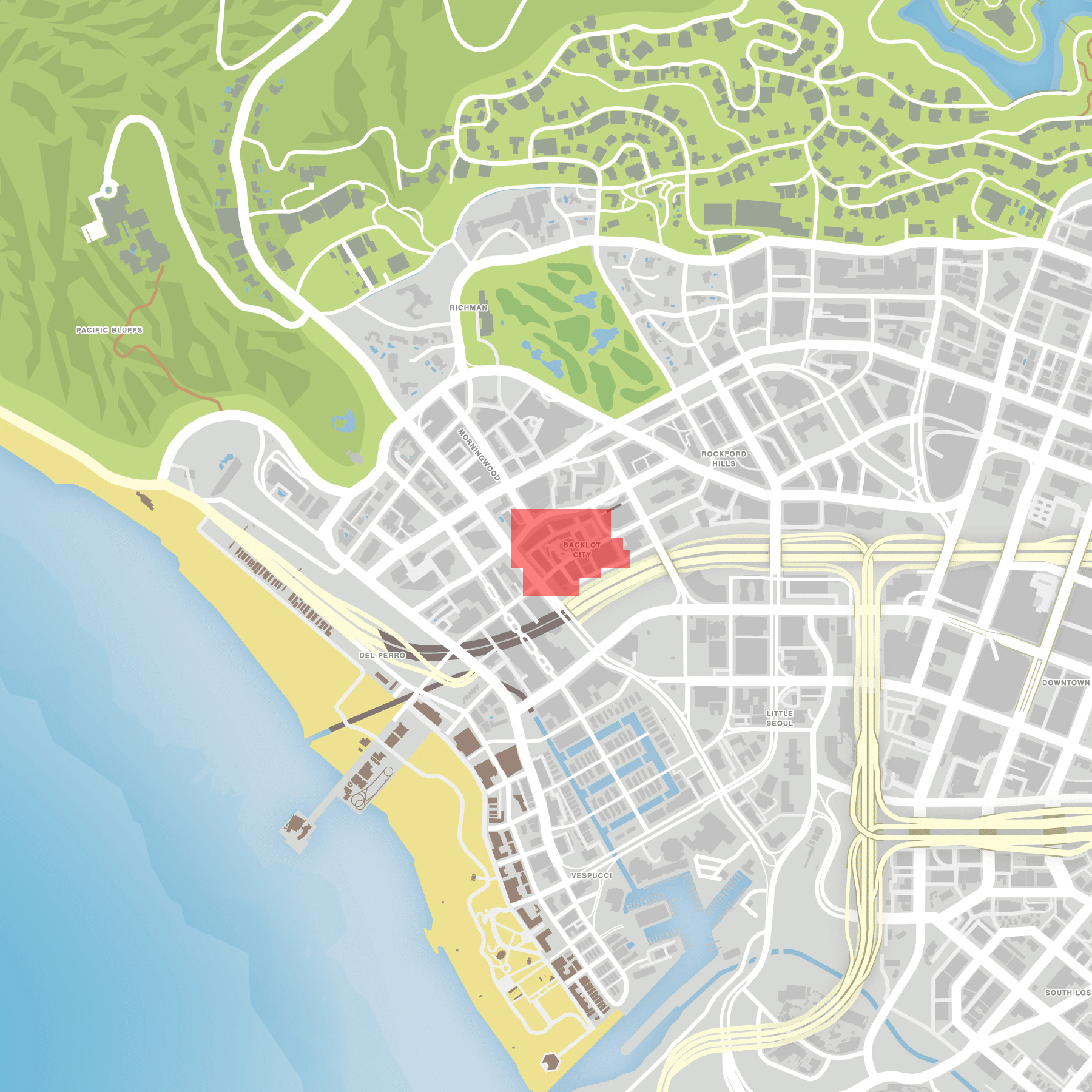 The map of Los Santos made by a GTA V fan!!!GTA 5 TV