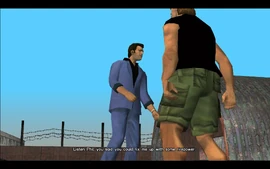 Tommy asks Phil about some firepower Phil said he could supply Tommy with.