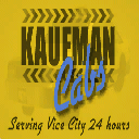 Kaufman Cabs logo.