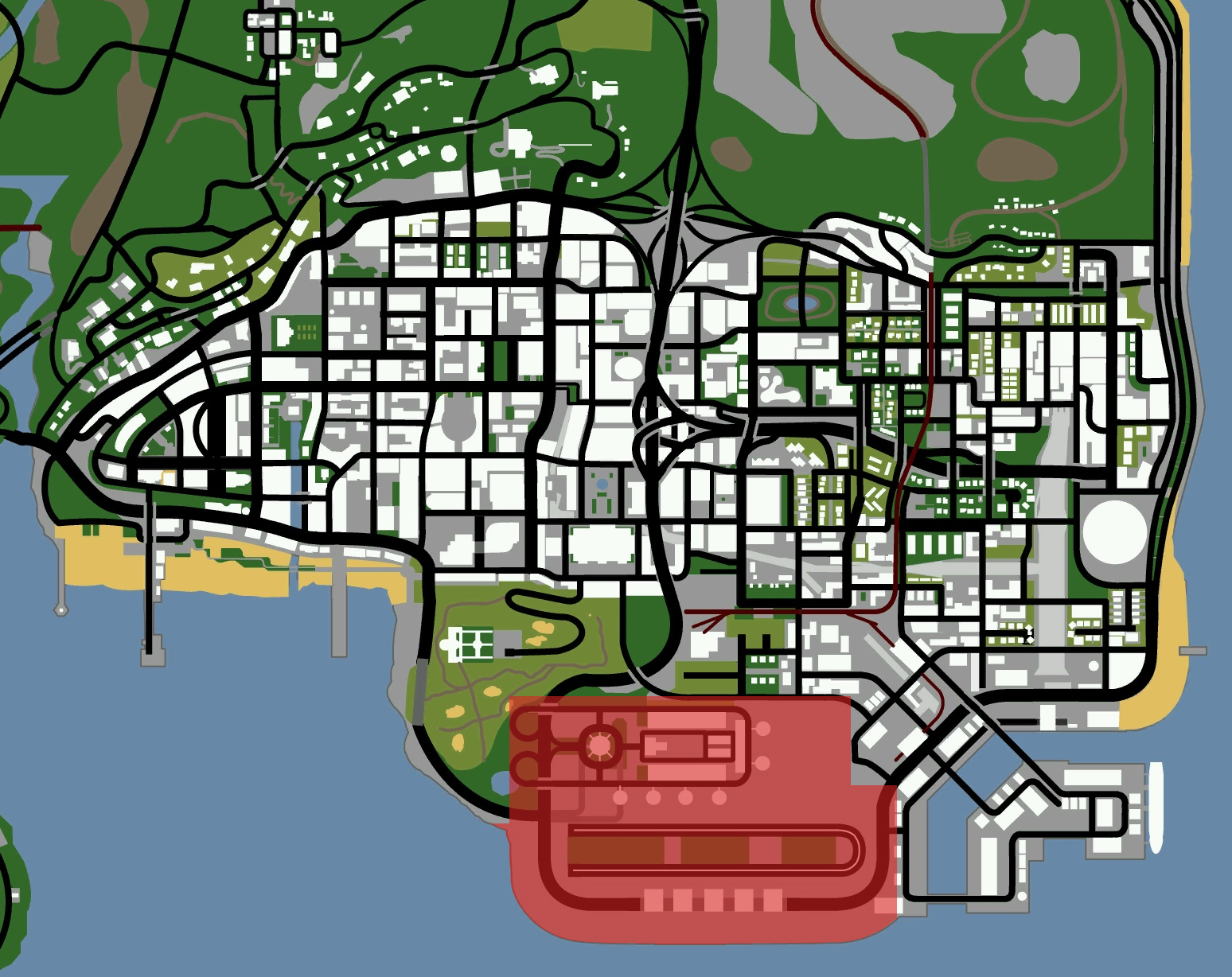 gta san andreas plane locations