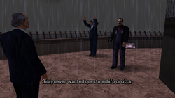 Translation: "Sicily never wanted this shitty city."