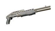 The PS2 version of Combat Shotgun. Note the more correctly modeled pumping handle, folded stock and magazine tube.