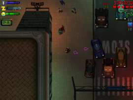 One of the two armored Yakuza Miaras which Doctor Cubana might have been tortured inside.