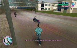 Tommy going back to his vehicle.