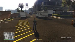 Go to the stage