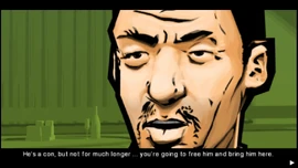 Zhou says Uri is a con, but not for much longer, and asks Huang to bring him to his club.