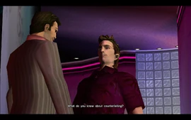 Tommy asks Kent if he knows anything about a counterfeit operation in Florida.
