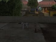 A Tec-9 on the rooftop of Sweet's house