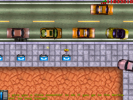 El Burro tells the protagonist to answer the phone on the border between Marina and Southeast Potato.