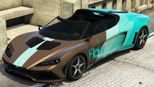 A Zorrusso with a Flow Racing livery.