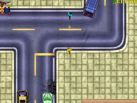 The protagonist about to kill Seymour.