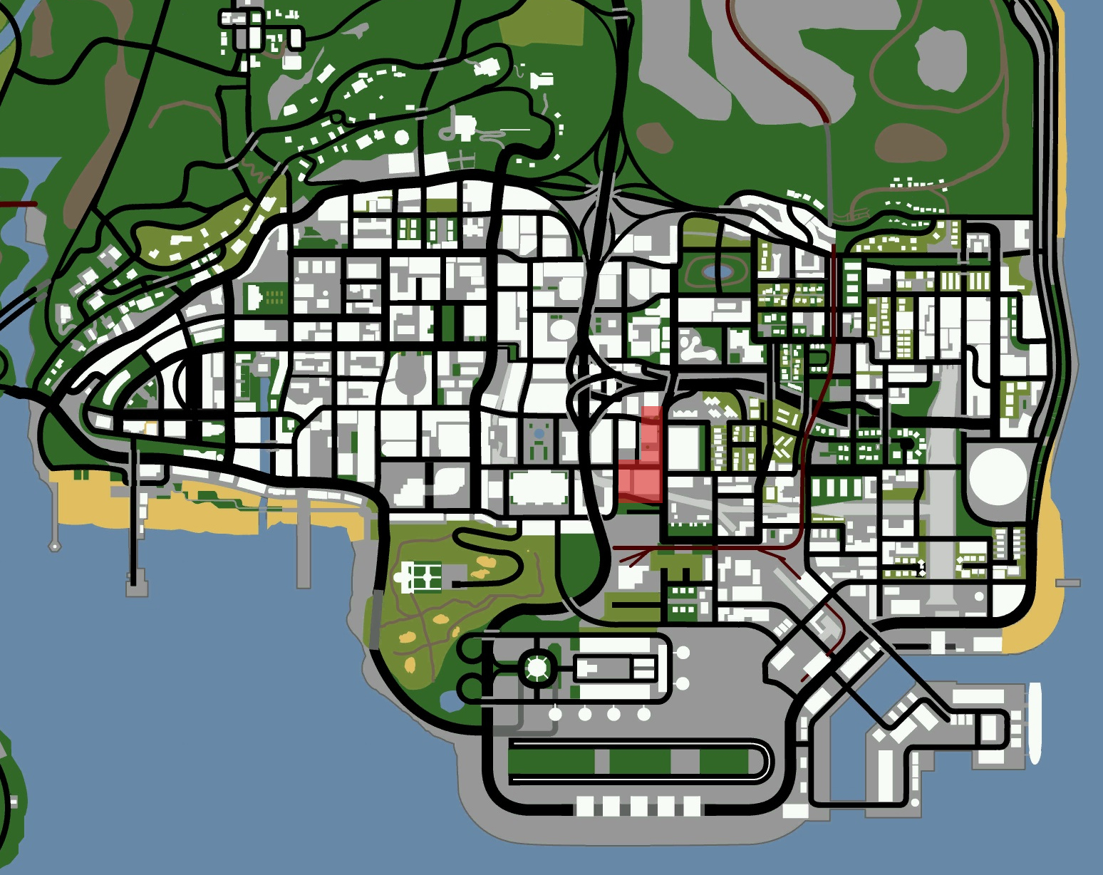 Gta sa интерактивная карта