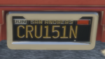 Custom Plate GTAO CRU151N