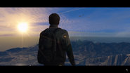 Dom Beasley atop Mount Chiliad, enjoying the view...