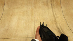 Aiming.