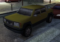 A  of the Cartel Cruiser, as seen in the prototype build of  (v0.01)