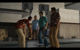 The sellers responds with asking Tommy to show him the money.