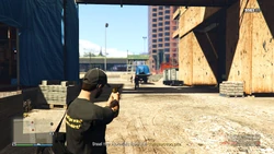 Taking out the enemies near the trailer