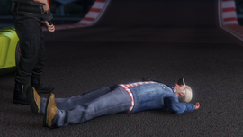 The director on-scene in GTA Online Vehicle Cargo missions.