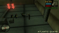 Killing Vincenzo's men armed with chainsaws.