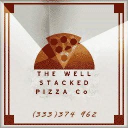 Pizza box prop texture in Grand Theft Auto: San Andreas.