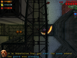Killing the Kovski guards.