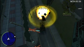 Getting police attention.