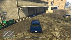 TheCluckinBellFarmRaid-GTAOee-HitAndRun-LocationA-SS9.jpg (1.73 MB) Deliver the getaway vehicle to the garage.