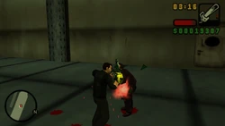 ThePortlandChainsawMasquerade-GTALCS-SS23.png (748 KB) Vincenzo's death. (Mission: The Portland Chainsaw Masquerade)