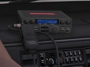 Wiwang radio in a Police Cruiser.