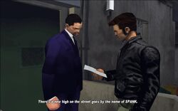 In the letter, Luigi informs Claude of a new drug being sold on the streets called SPANK. Luigi also tells Claude that some dealer has been selling it to his girls.