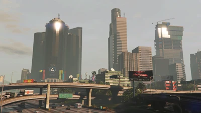 DowntownLosSantos-GTAVee