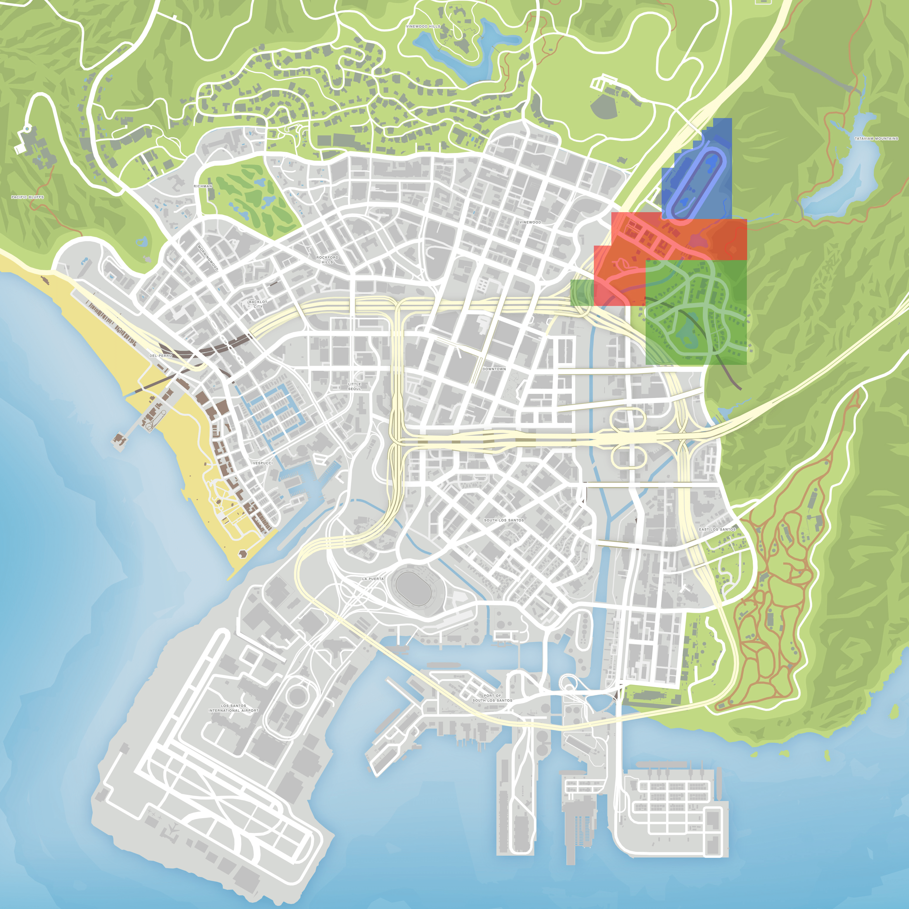 Where is East Los Santos Located In GTA 5?