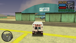 Delivering Avery's corpse to his hangar in Francis International Airport.