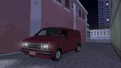 Victor arrives at the meet spot, located in a secluded alleyway.