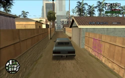 CJ taking his homies to Glen Park to murder some more Ballas gangbangers.