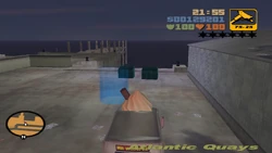 The parking location.
